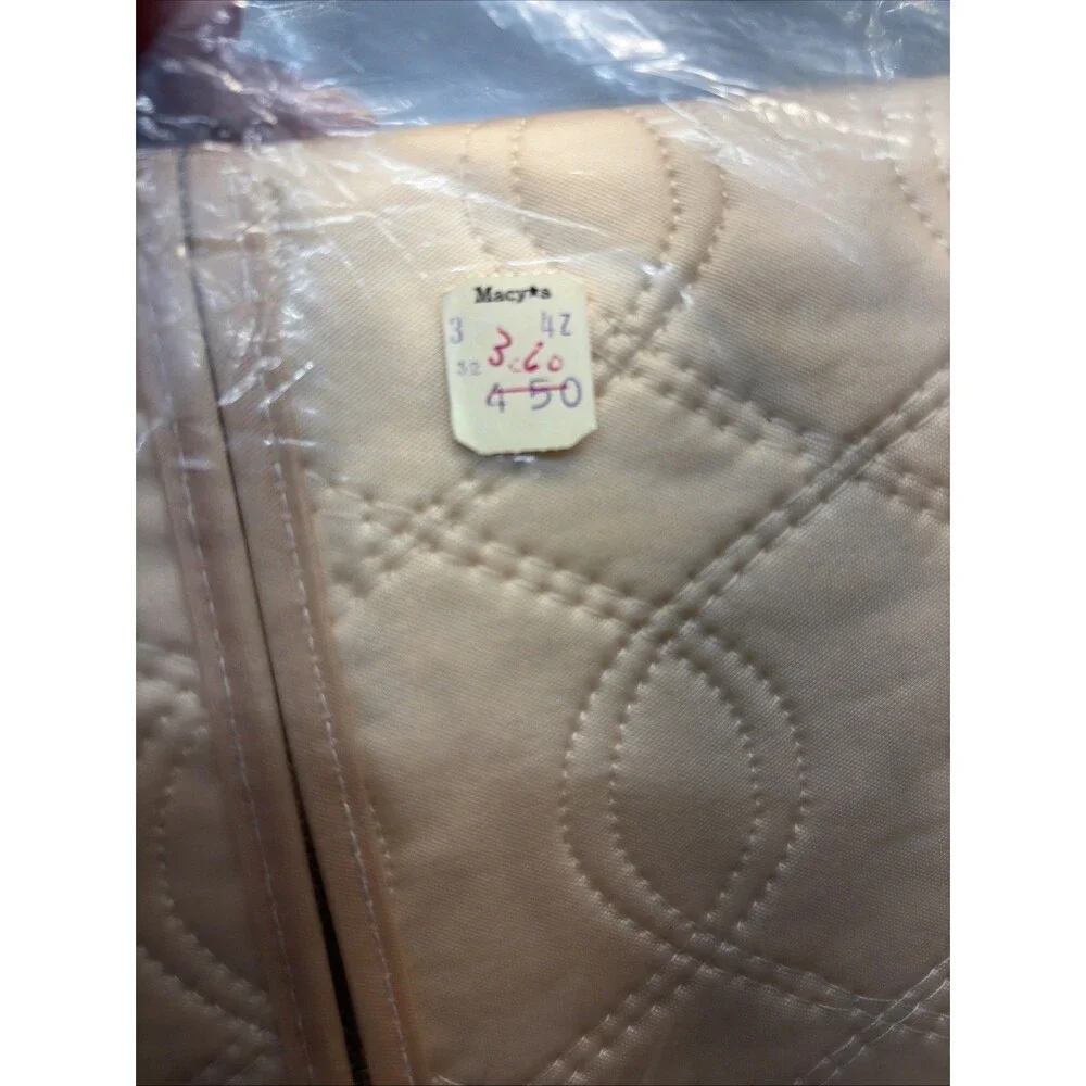 Vtg 1970s NIP Jumbo Suit Quilted Hanging Garment Bag Floral 45